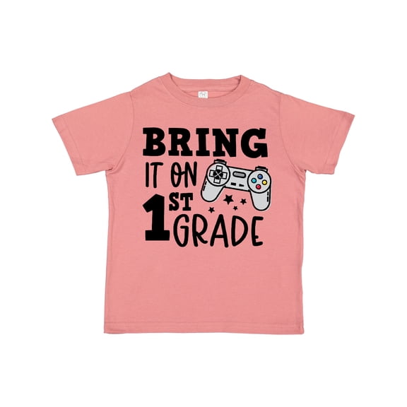 Inktastic Bring It on 1st Grade Video Game Controller Boys or Girls Toddler T-Shirt