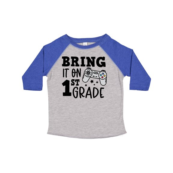 Inktastic Bring It on 1st Grade Video Game Controller Boys or Girls Toddler T-Shirt