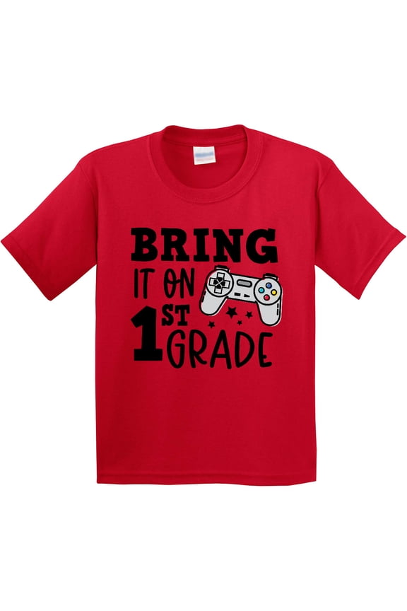Bring It on 1st Grade Video Game Controller Youth T-Shirt