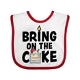 thumbnail image 1 of Inktastic Bring on the Cake with Cake Slice Replacing a Boys or Girls Baby Bib, 1 of 4