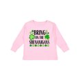 thumbnail image 1 of Bring on the Shenanigans St. Patrick's Day Shamrocks Long Sleeve Toddler T-Shirt, 1 of 4