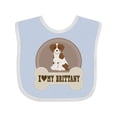thumbnail image 1 of Inktastic Brittany Spaniel Puppy or Dog Girls Baby Bib, 1 of 4
