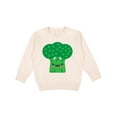 thumbnail image 1 of Inktastic Broccoli Toddler Sweatshirt, 1 of 4