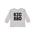 thumbnail image 1 of Inktastic Brother Big Bro Boys Long Sleeve Toddler T-Shirt, 1 of 5