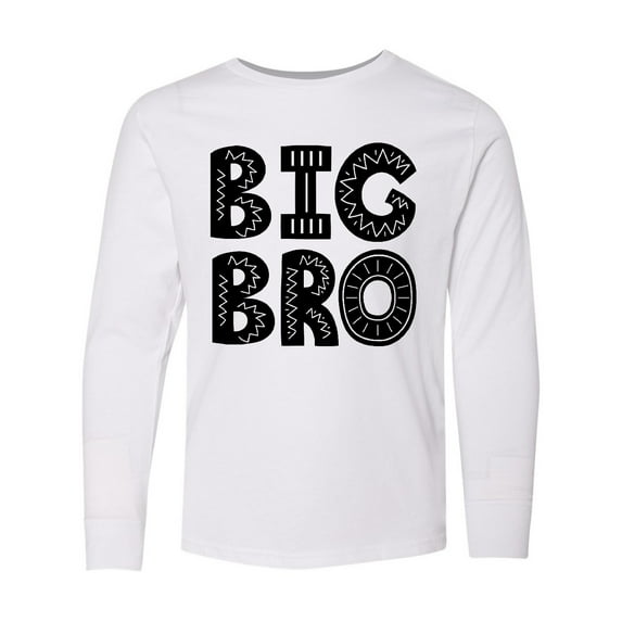Inktastic Brother Big Bro Long Sleeve Youth T-Shirt