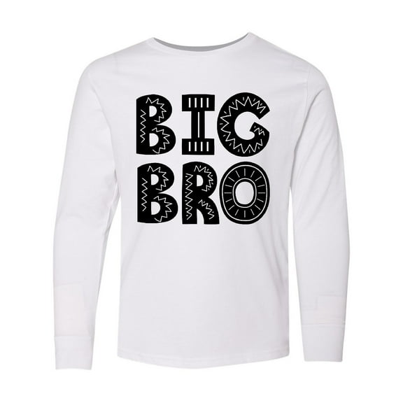 Inktastic Brother Big Bro Long Sleeve Youth T-Shirt