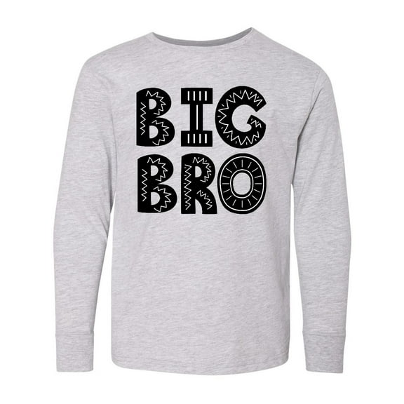 Inktastic Brother Big Bro Long Sleeve Youth T-Shirt