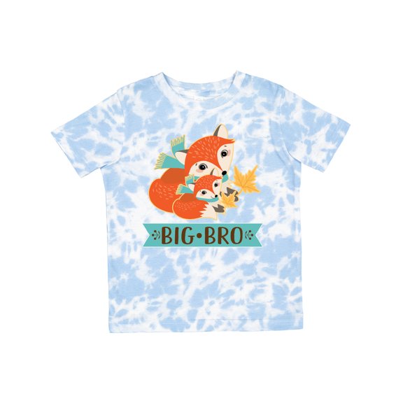 Inktastic Brother Big Bro Woodland Fox Boys Toddler T-Shirt