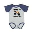 thumbnail image 1 of Inktastic Brother of the Birthday Boy Truck Boys Baby Bodysuit, 1 of 5