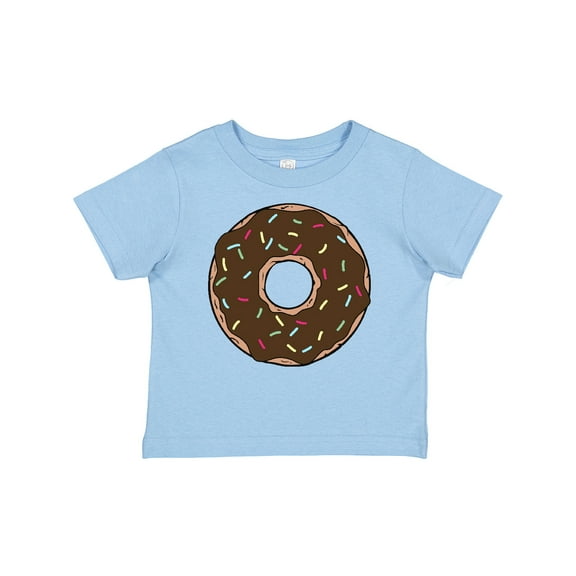Inktastic Brown Donut, Donut With Colorful Sprinkles, Frosting Boys or Girls Baby T-Shirt