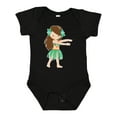 thumbnail image 1 of Inktastic Brown Haired Hula Girl Girls Baby Bodysuit, 1 of 5