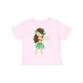 thumbnail image 1 of Inktastic Brown Haired Hula Girl Girls Toddler T-Shirt, 1 of 5