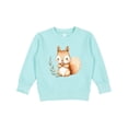 thumbnail image 1 of Inktastic Brown Squirrel Toddler Sweatshirt, 1 of 4