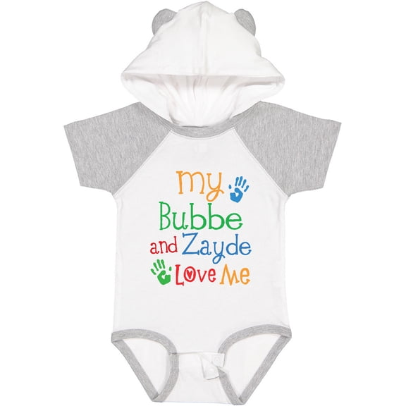 Inktastic Bubbe and Zayde Love Me Grandchild Boys or Girls Baby Bodysuit