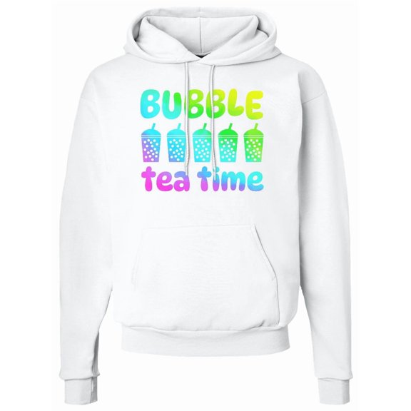 Inktastic Bubble Tea Time Adult Hoodie Sweatshirt