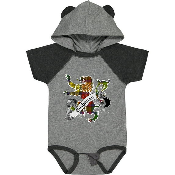 Inktastic Buchanan Tartan Lion Boys or Girls Baby Bodysuit