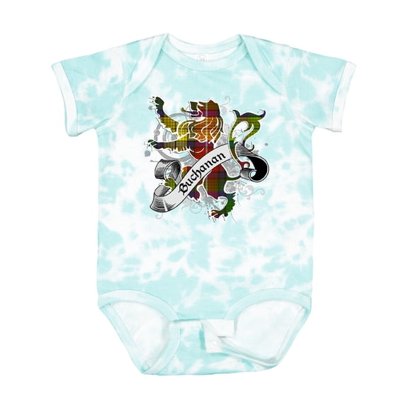Inktastic Buchanan Tartan Lion Boys or Girls Baby Bodysuit