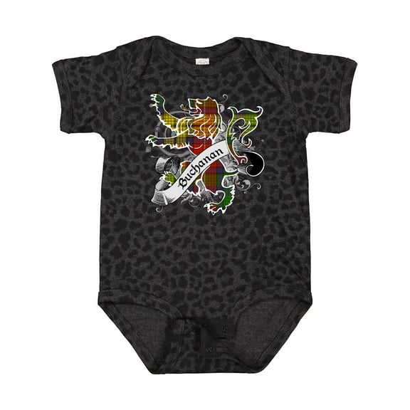 Inktastic Buchanan Tartan Lion Boys or Girls Baby Bodysuit