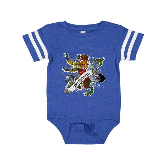 Inktastic Buchanan Tartan Lion Boys or Girls Baby Bodysuit