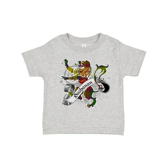 Inktastic Buchanan Tartan Lion Boys or Girls Toddler T-Shirt
