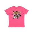 thumbnail image 1 of Inktastic Buchanan Tartan Lion Youth T-Shirt, 1 of 5