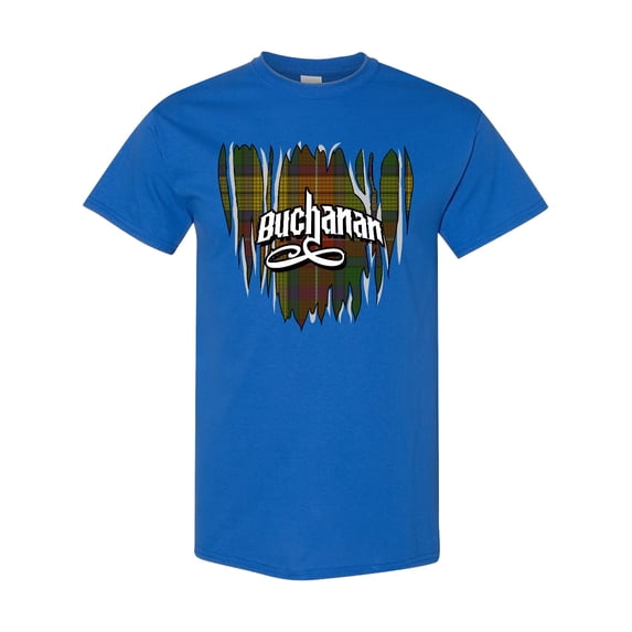Inktastic Buchanan Tartan T-Shirt