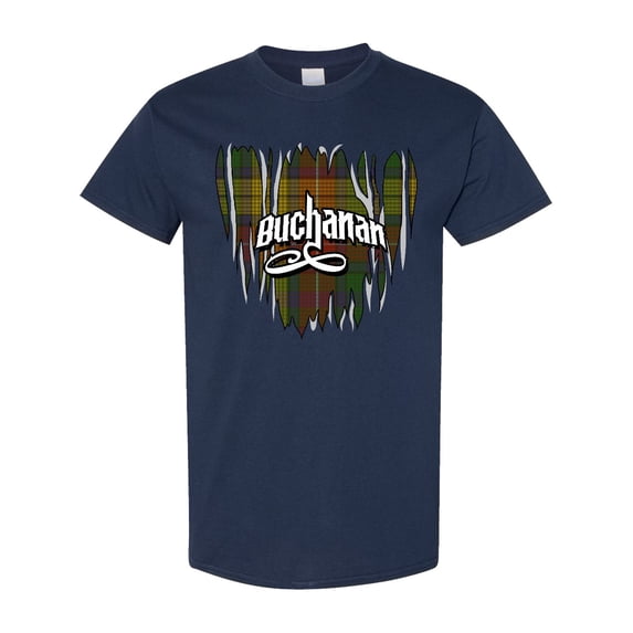 Inktastic Buchanan Tartan T-Shirt