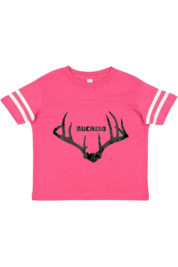 Buck:30 in Camo Boys or Girls Toddler T-Shirt