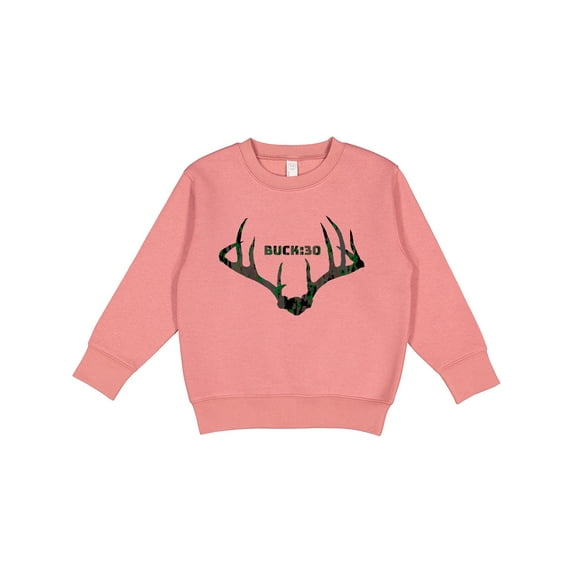 Inktastic Buck:30 in Camo Toddler Sweatshirt