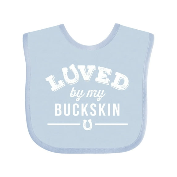 Inktastic Buckskin Horse Lover Gift Idea Boys or Girls Baby Bib