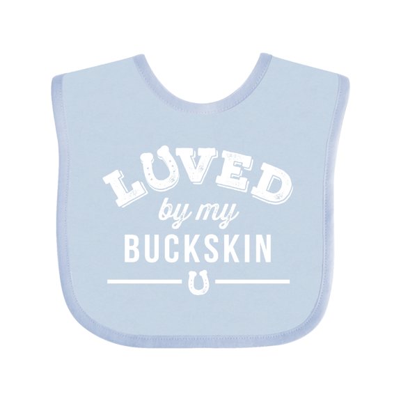 Inktastic Buckskin Horse Lover Gift Idea Boys or Girls Baby Bib