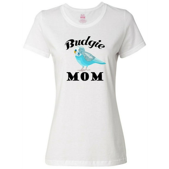 Inktastic Budgie Mom Parakeet Budgerigar Bird Women's T-Shirt