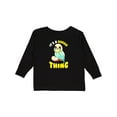 thumbnail image 1 of Inktastic Budgie Parakeet Budgerigar Boys or Girls Long Sleeve Toddler T-Shirt, 1 of 5