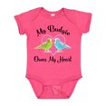 thumbnail image 1 of Inktastic Budgie Parakeet Budgerigar Pet Girls Baby Bodysuit, 1 of 5