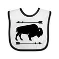 thumbnail image 1 of Inktastic Buffalo Cute Animal Western Boys or Girls Baby Bib, 1 of 4