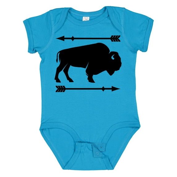 Inktastic Buffalo Cute Animal Western Boys or Girls Baby Bodysuit