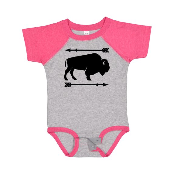 Inktastic Buffalo Cute Animal Western Boys or Girls Baby Bodysuit