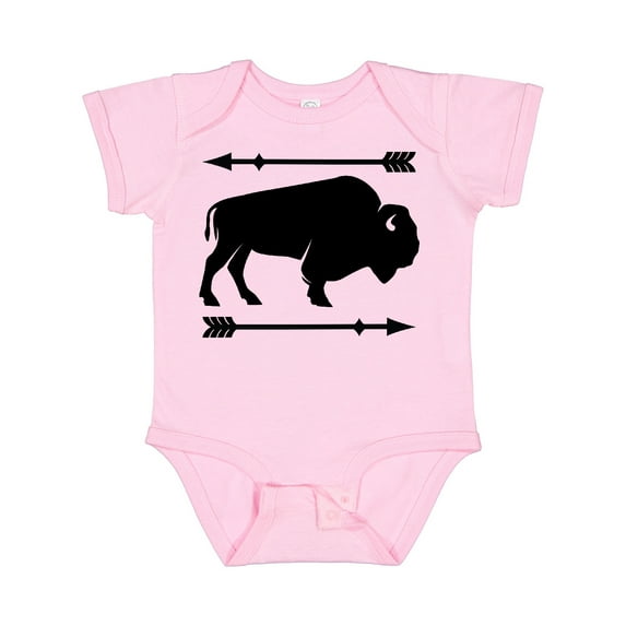 Inktastic Buffalo Cute Animal Western Boys or Girls Baby Bodysuit