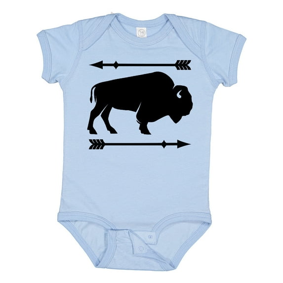 Inktastic Buffalo Cute Animal Western Boys or Girls Baby Bodysuit