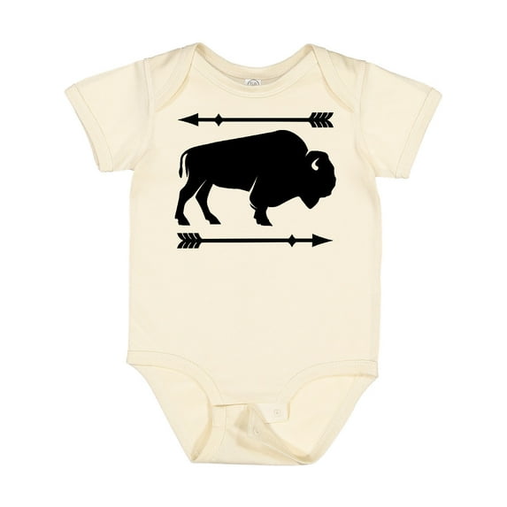 Inktastic Buffalo Cute Animal Western Boys or Girls Baby Bodysuit