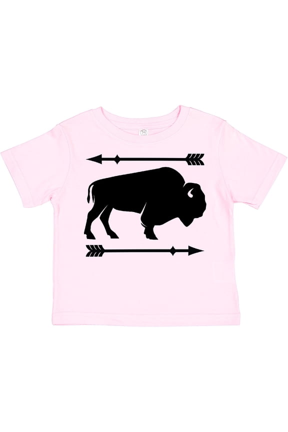 Buffalo Cute Animal Western Boys or Girls Toddler T-Shirt