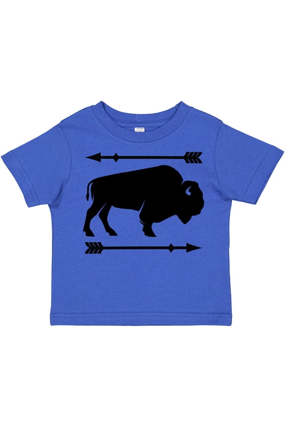 Buffalo Cute Animal Western Boys or Girls Toddler T-Shirt