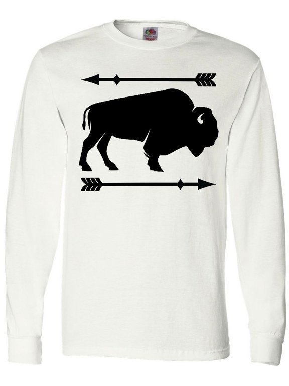 Buffalo Cute Animal Western Long Sleeve T-Shirt