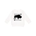 thumbnail image 1 of Inktastic Buffalo Cute Animal Western Toddler Sweatshirt, 1 of 4