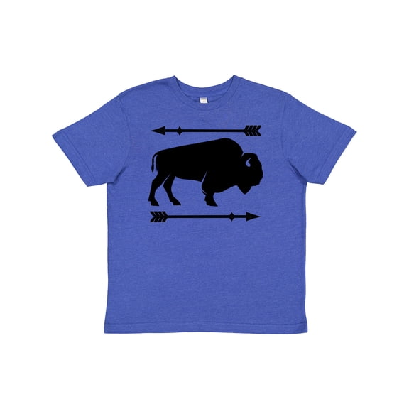 Inktastic Buffalo Cute Animal Western Youth T-Shirt