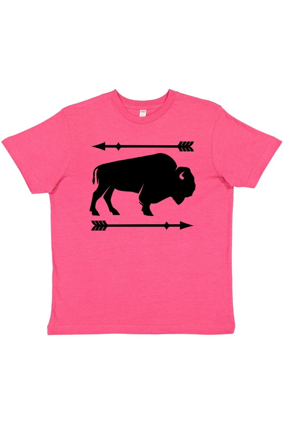 Buffalo Cute Animal Western Youth T-Shirt