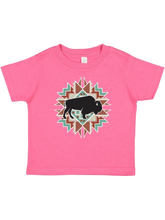 Buffalo Cute Western Pattern Boys or Girls Baby T-Shirt