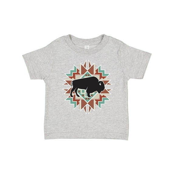 Inktastic Buffalo Cute Western Pattern Boys or Girls Toddler T-Shirt
