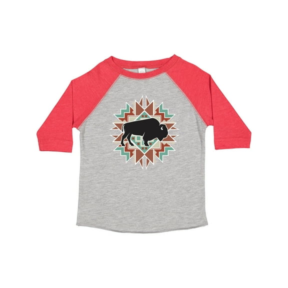 Inktastic Buffalo Cute Western Pattern Boys or Girls Toddler T-Shirt