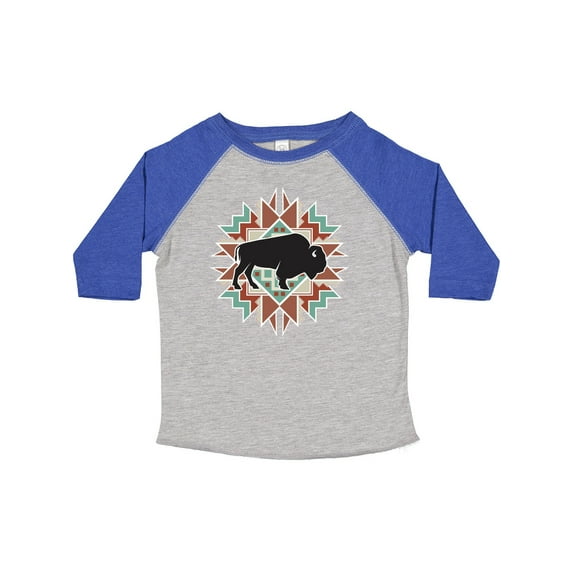 Inktastic Buffalo Cute Western Pattern Boys or Girls Toddler T-Shirt